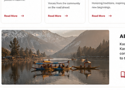 Shikara boats on Dal Lake Kashmir